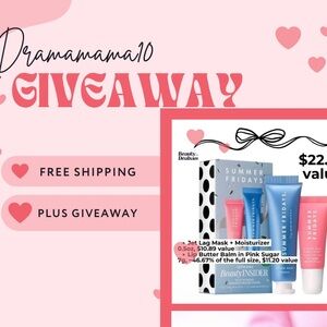 FREE SHIPPING + GIVEAWAY!!!